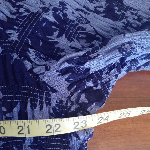 Anthropologie Maeve Smocked Blouse - Picture 9 of 11